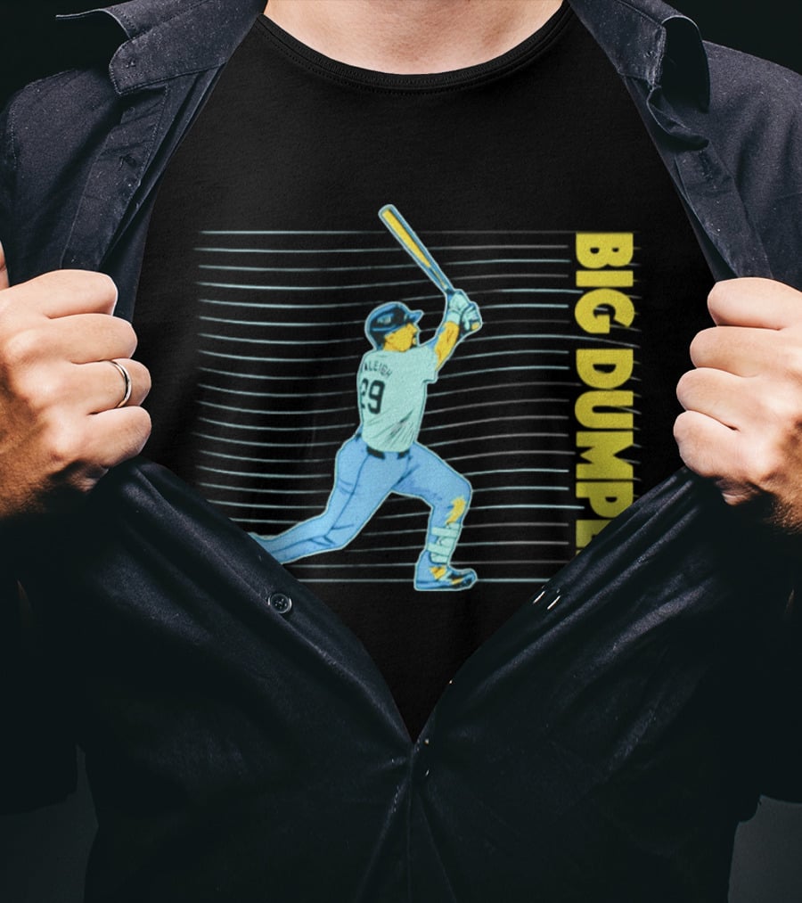 Seattle Mariners Cal Raleigh 29 Big Dumper Neon Nights T-Shirt