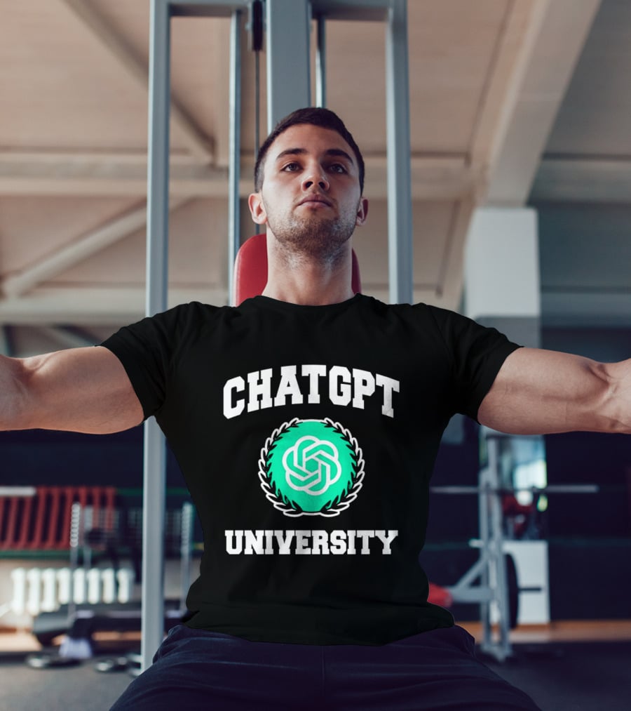 Chat GPT University Crest T-Shirt