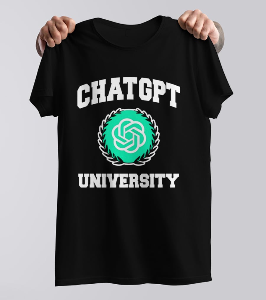 Chat GPT University Crest T-Shirt