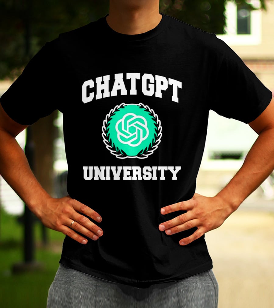 Chat GPT University Crest T-Shirt