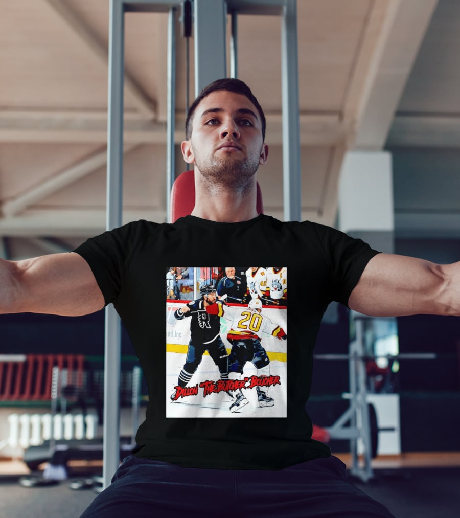 Dillon The Butcher Boucher Rockford IceHogs Hockey Fight Scene T-Shirt