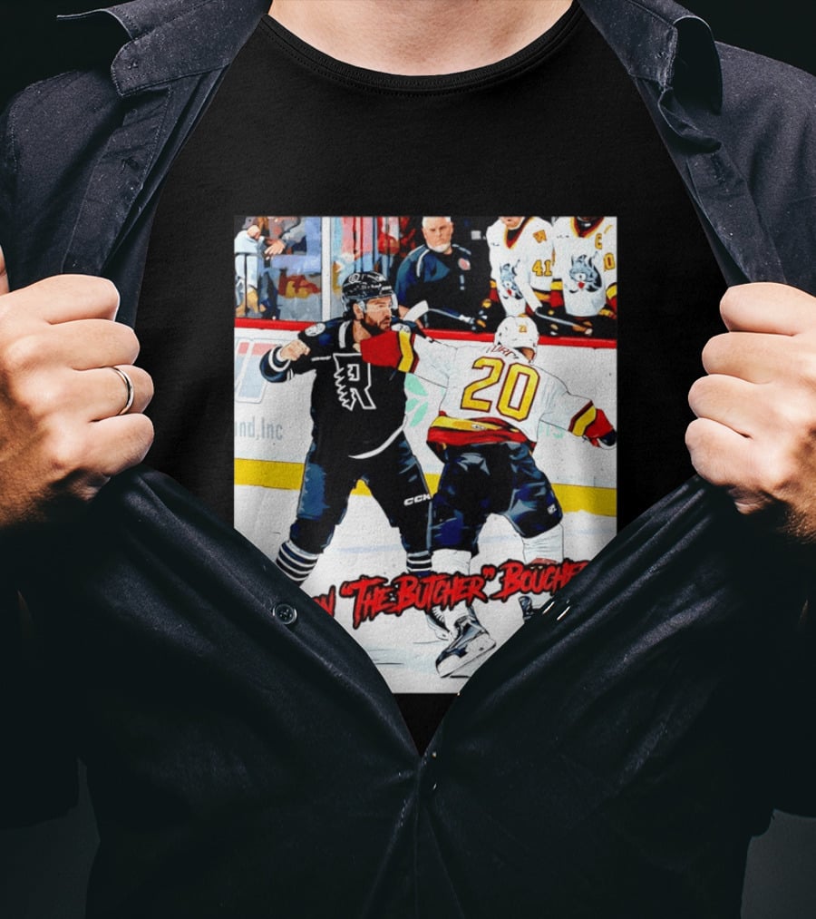 Dillon The Butcher Boucher Rockford IceHogs Hockey Fight Scene T-Shirt