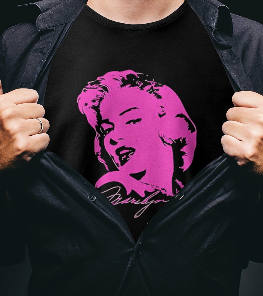 Marilyn Monroe Pink Pop T-Shirt