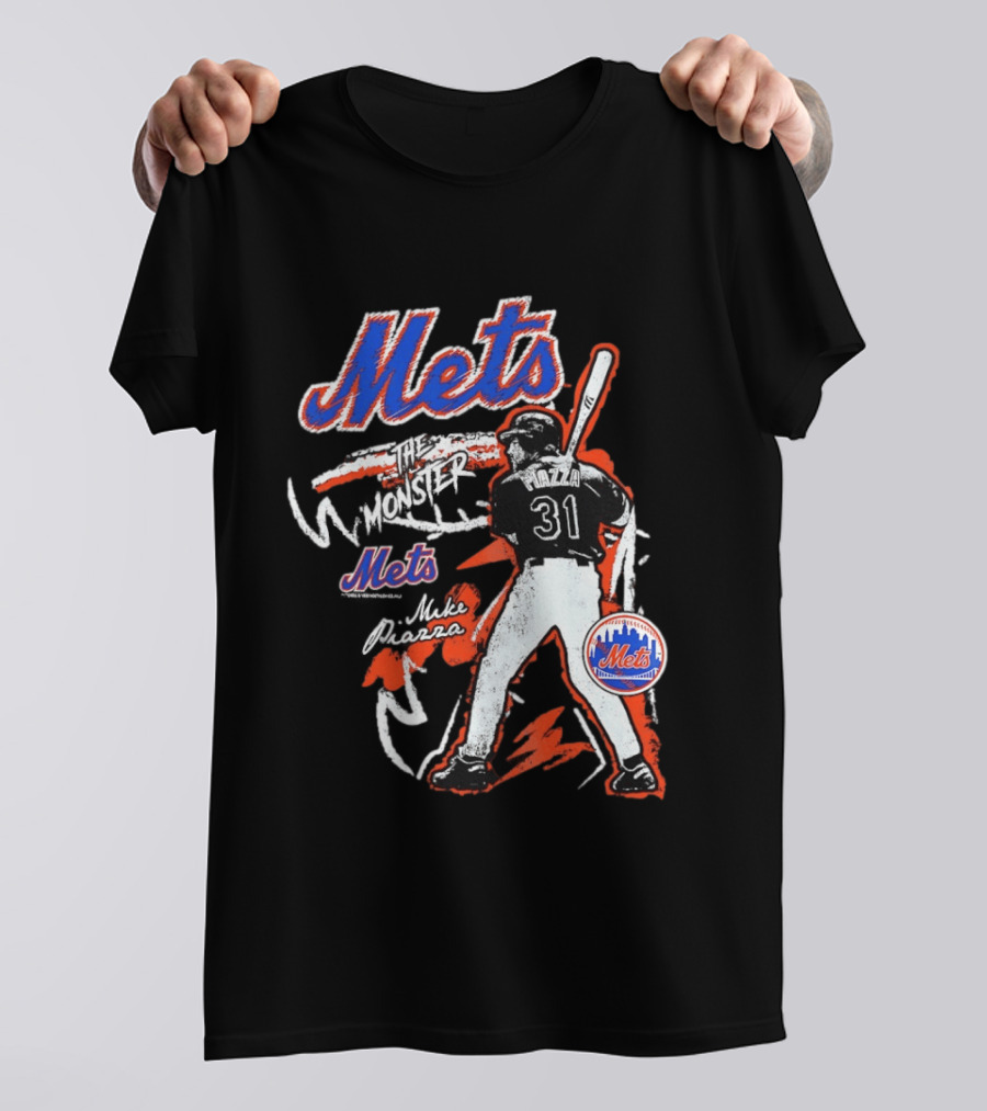 Mets Mike Piazza The Monster New York Mets 31 T-Shirt