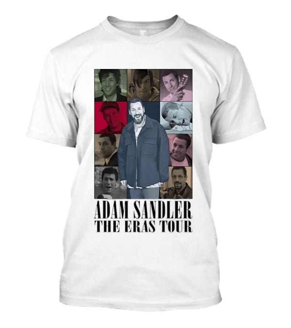 Adam Sandler The Eras Tour Nine Iconic Characters Collage T-Shirt