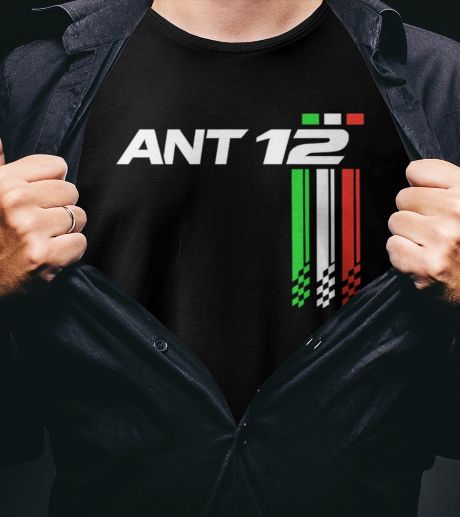ANT 12 Italians Drive Tricolor Racing T-Shirt