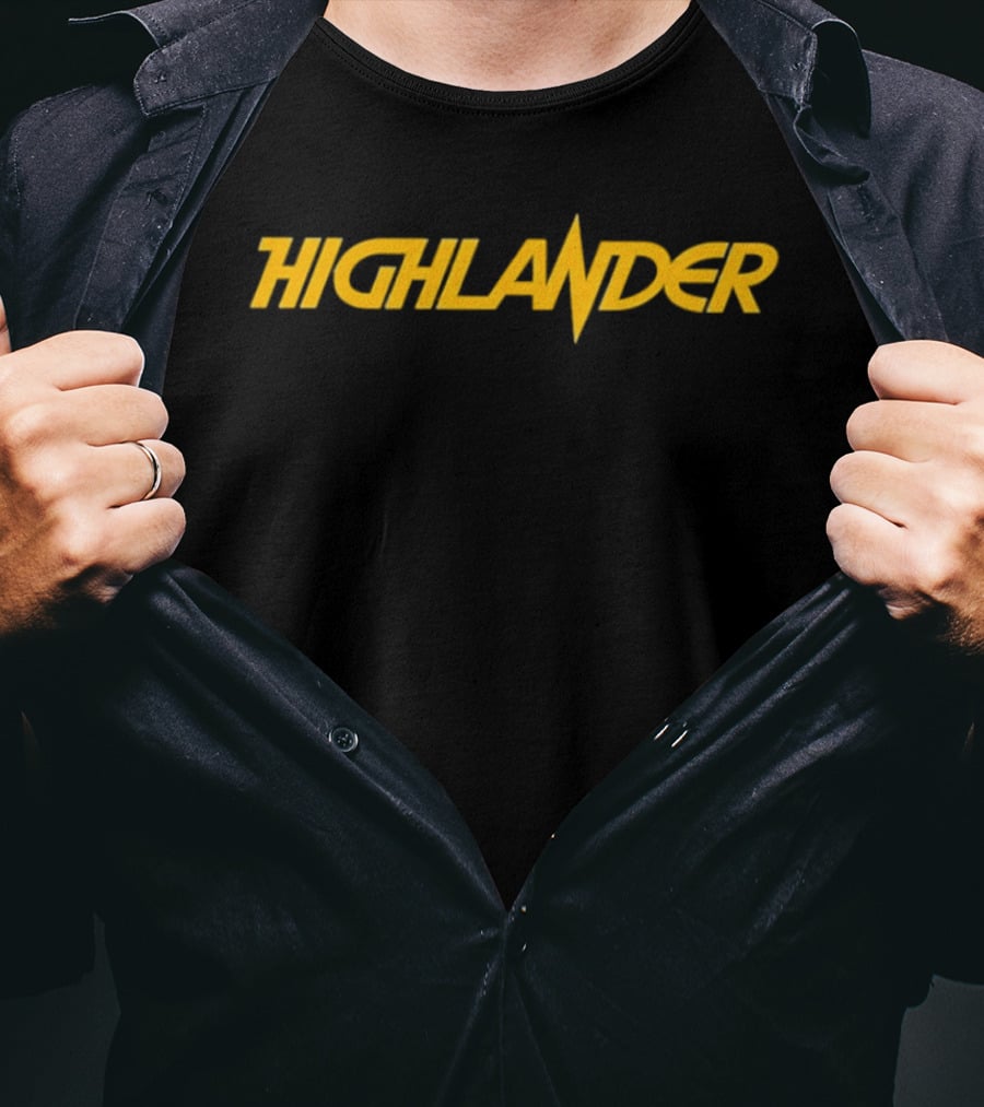 Highlander Iconic Movie Logo 1986 Cult T-Shirt