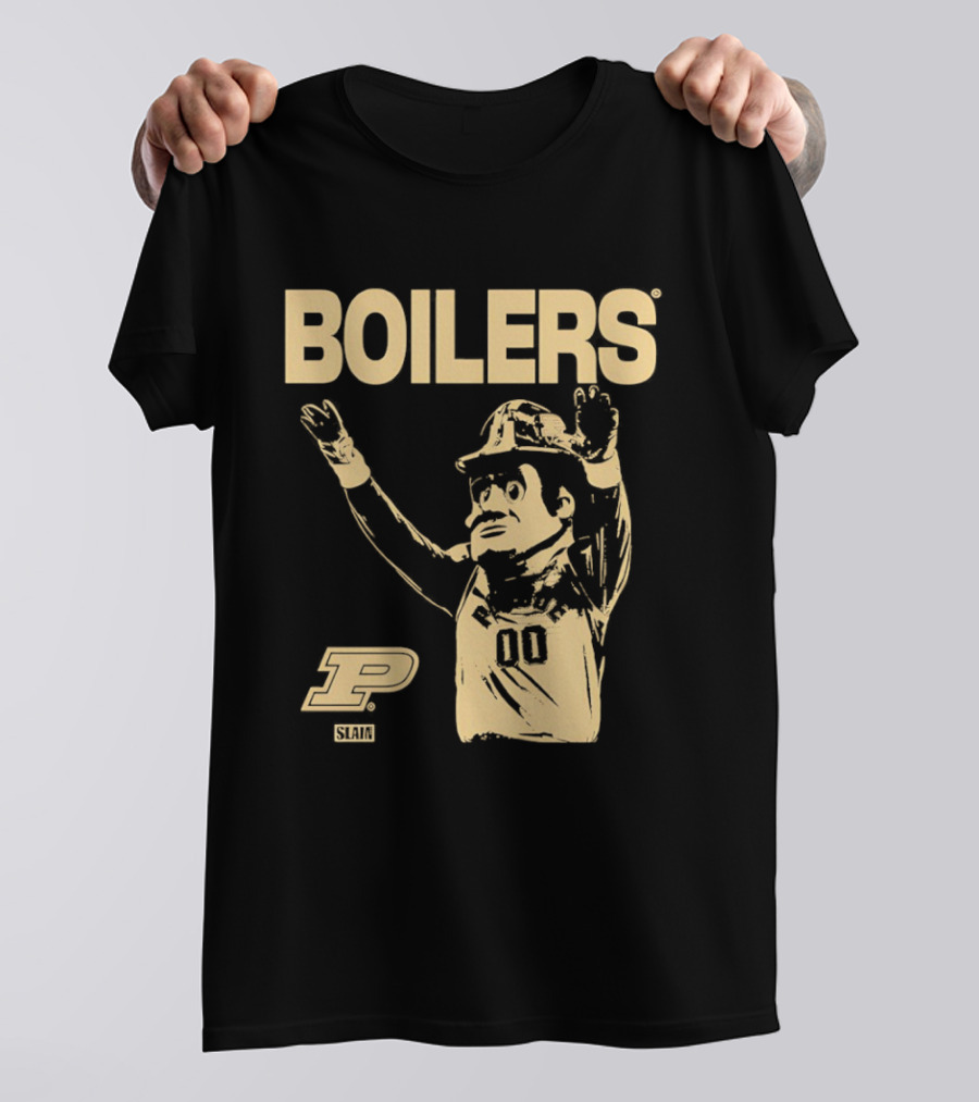 Boilers Purdue Boilermakers Slam Magazine Retro Team Spirit T-Shirt