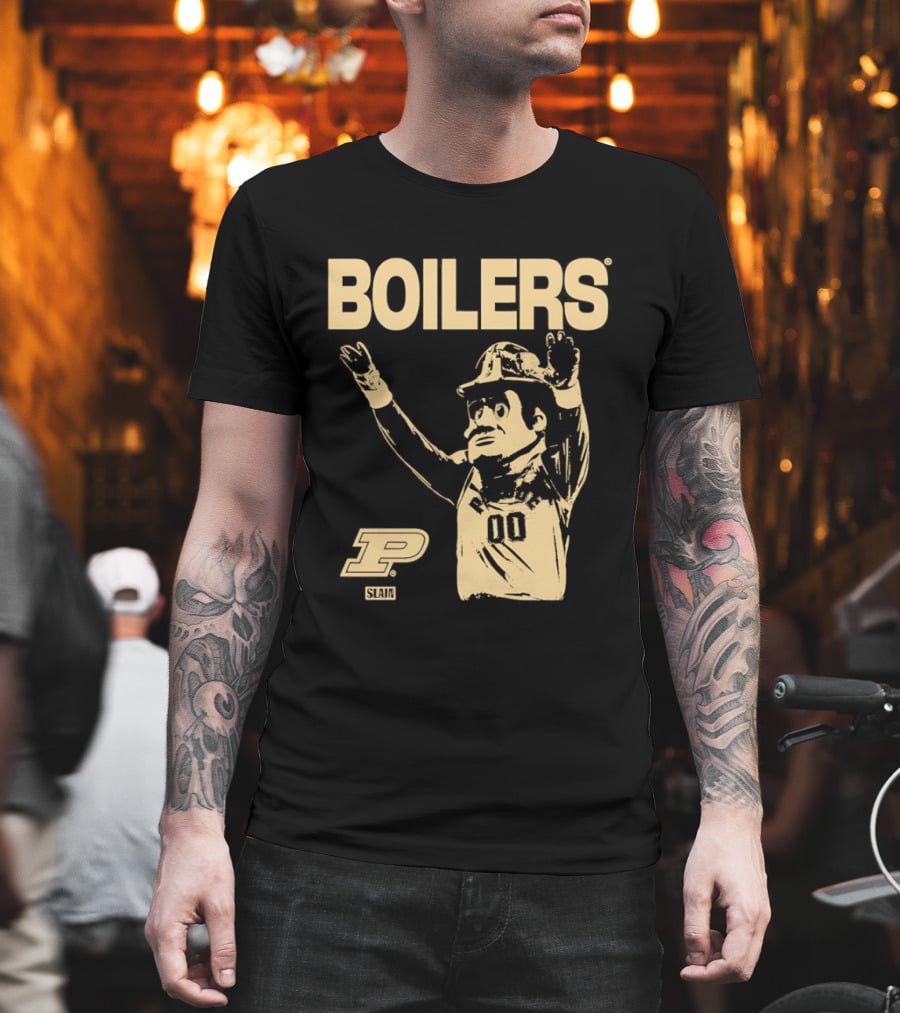 Boilers Purdue Boilermakers Slam Magazine Retro Team Spirit T-Shirt