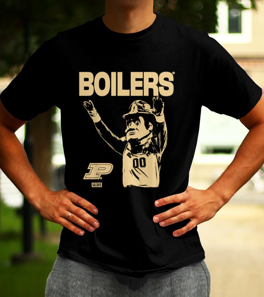 Boilers Purdue Boilermakers Slam Magazine Retro Team Spirit T-Shirt