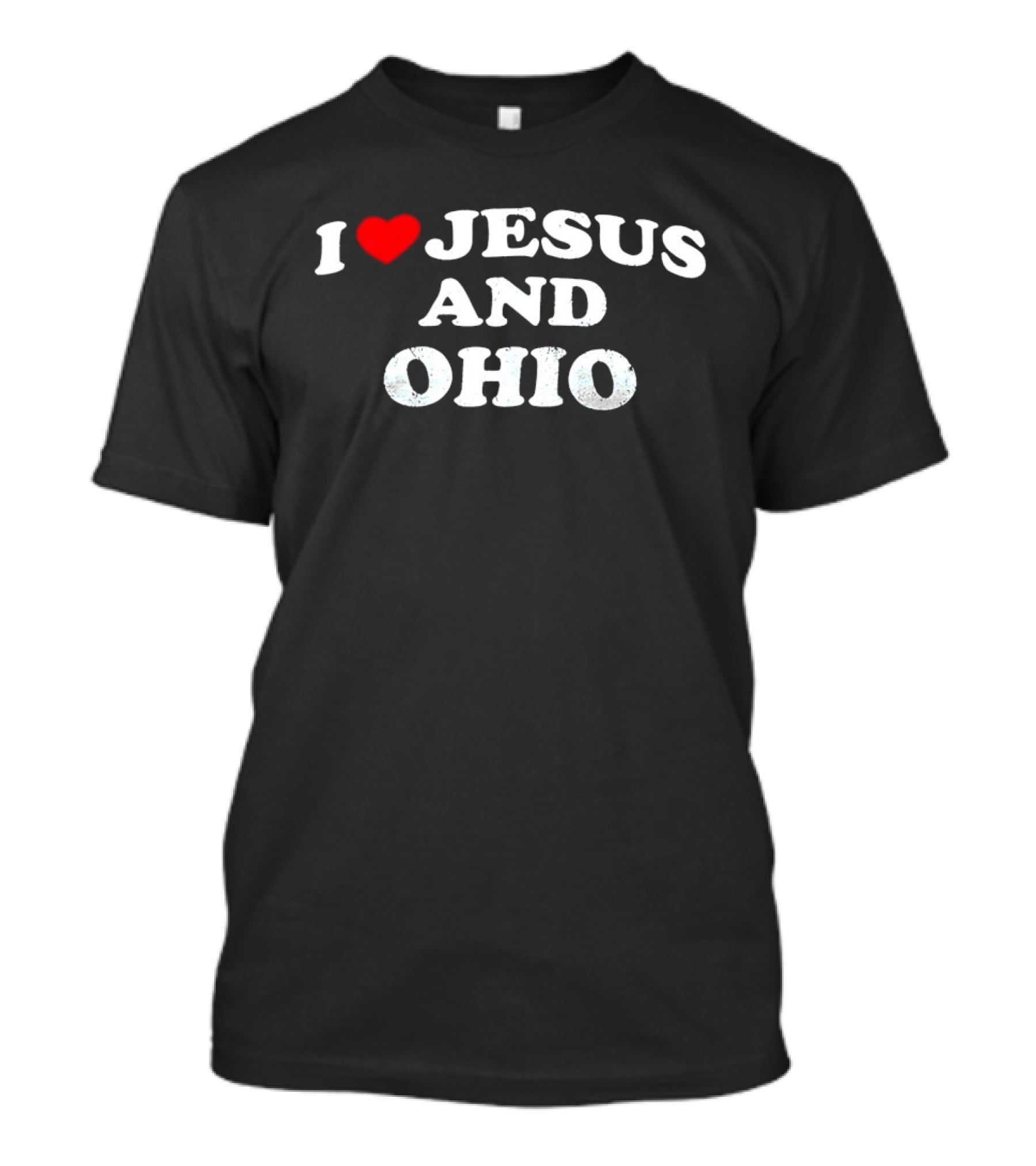 I Love Jesus Heart Ohio Passion T-Shirt