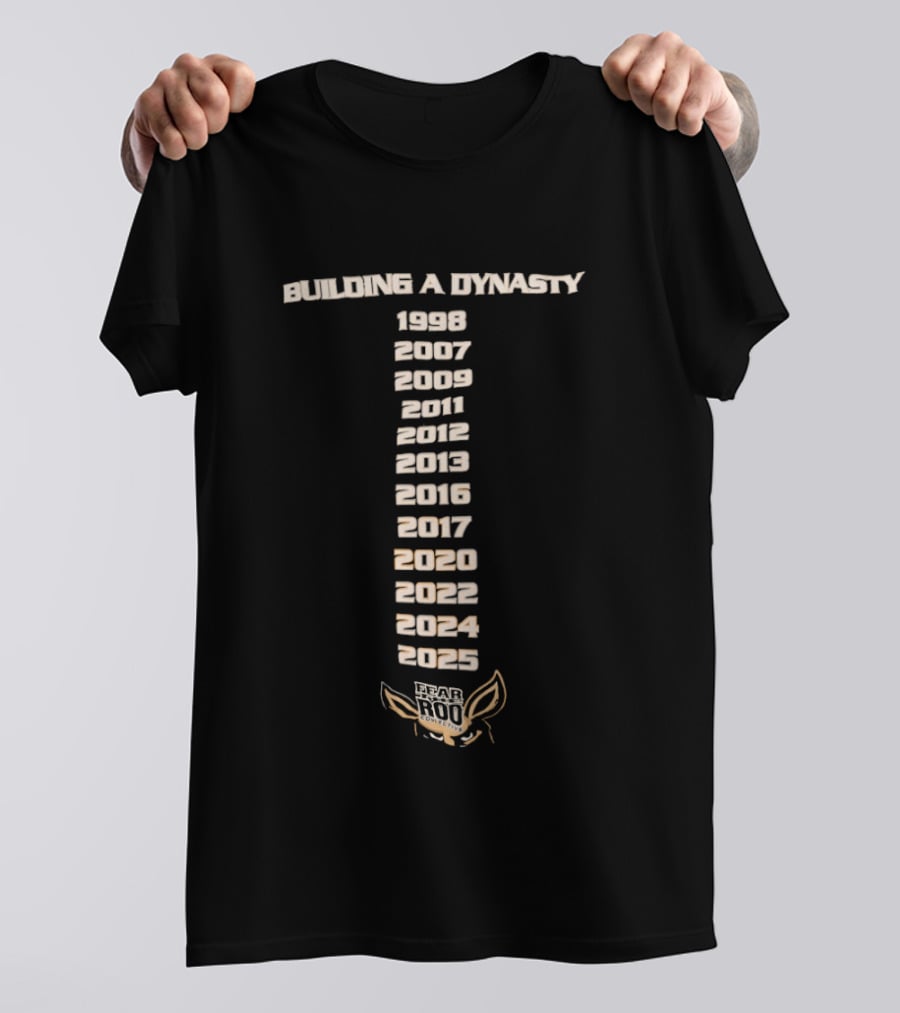 Building A Dynasty Fear The Roo Collective 1999 2025 T-Shirt