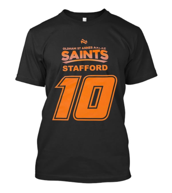 Oldham St Annes ARLFC Saints Stafford Number 10 T-Shirt