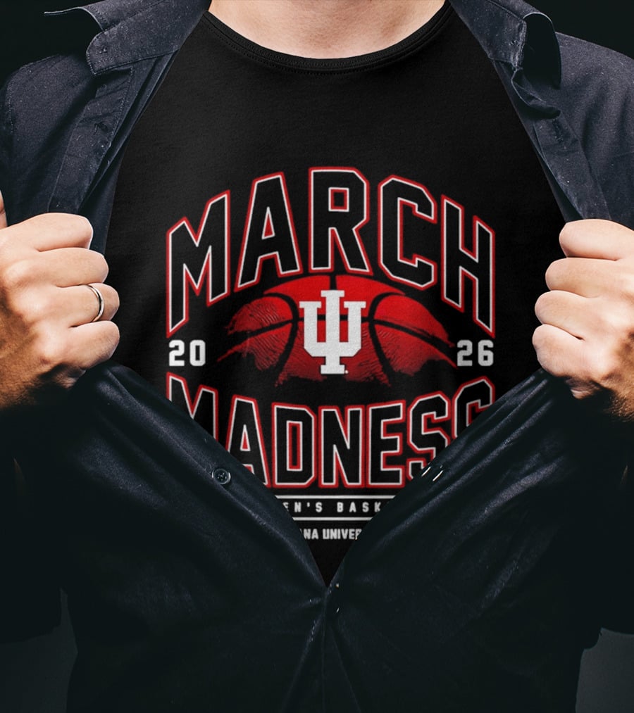 Indiana University NCAA Men's Basketball March Madness 2026 T-Shirt