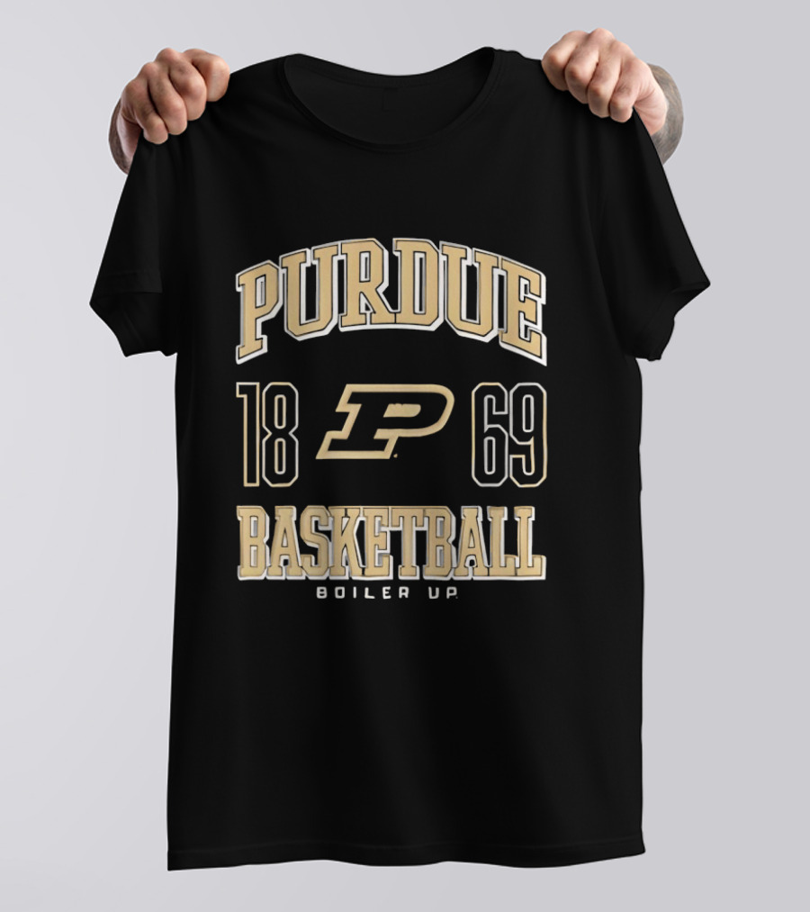 Purdue Basketball Boiler Up 1869 T-Shirt