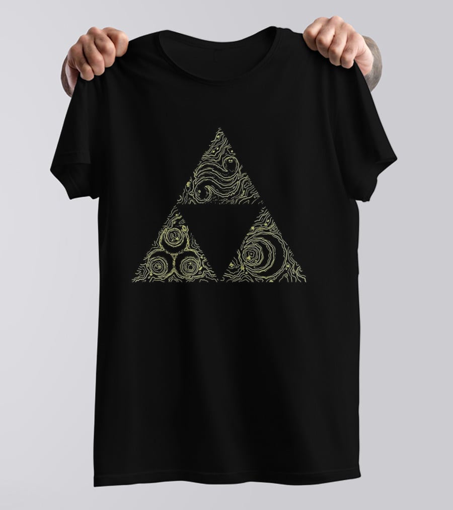 Triangle Symbol Cosmic Swirls Edition T-Shirt