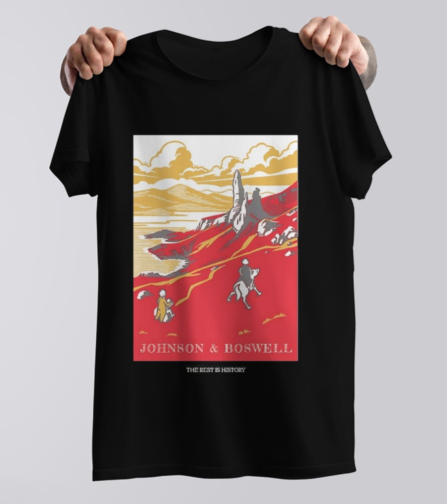 Johnson And Boswell Journey Through Red Landscape And History T-Shirt