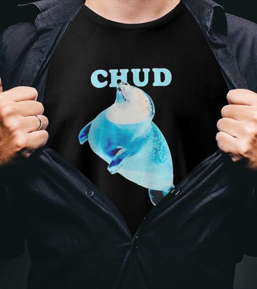 CHUD Seal Floating In Blue Water T-Shirt