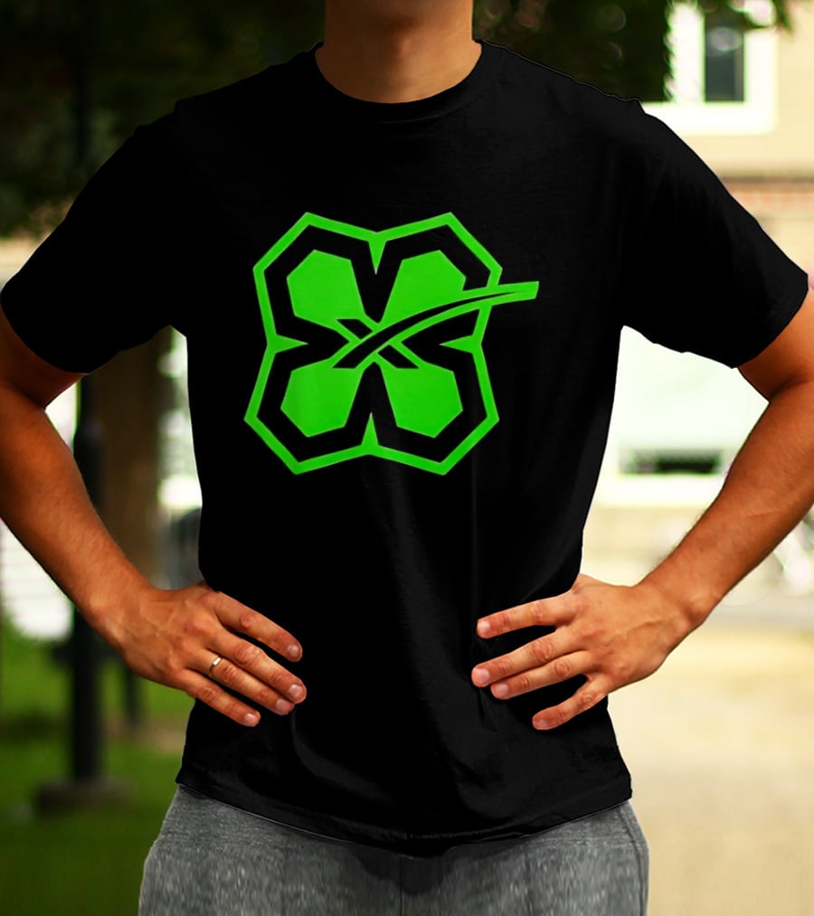 Lucky Four Leaf Clover Symbol Green T-Shirt