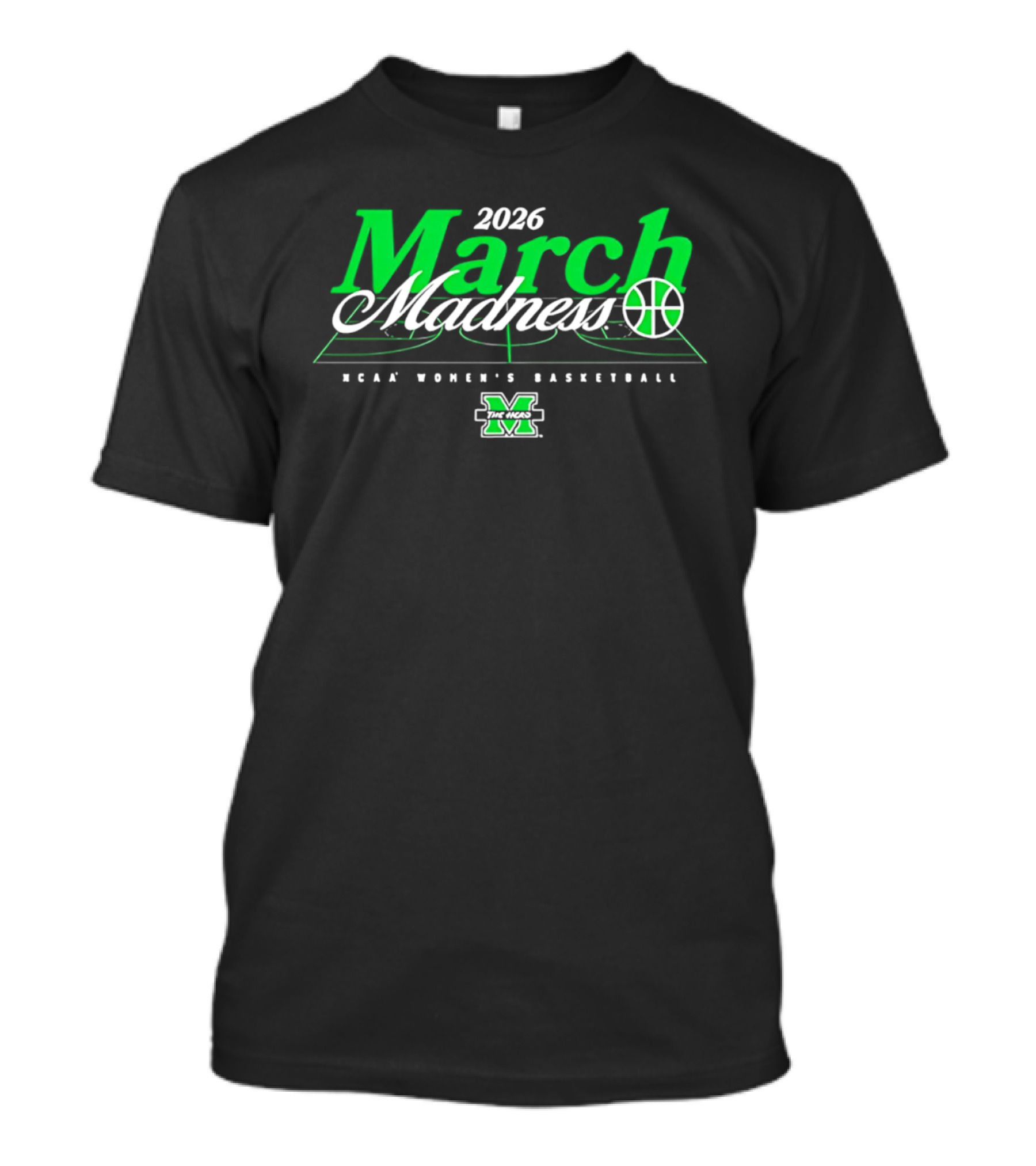 2026 March Madness NCAA Women's Basketball Marshall T-Shirt