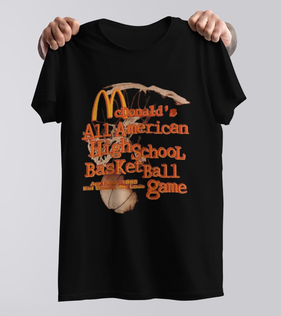 McDonald's All American High School Basketball Game April 2nd 1995 Kiel Center St. Louis T-Shirt