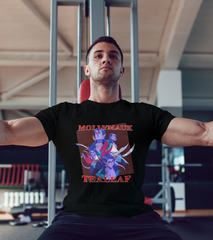 Mollymauk Tealeaf Vibrant Character Art Compilation T-Shirt