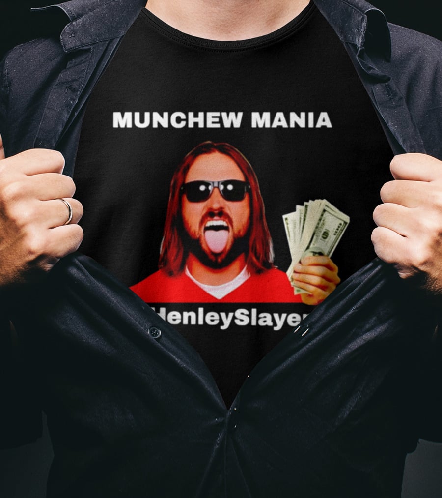 MUNCHEW MANIA #HenleySlayer Money And Sunglasses T-Shirt