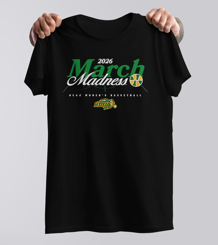 2026 March Madness NCAA Women's Basketball NDSU T-Shirt