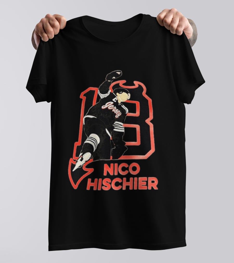 Nico Hischier New Jersey Devils Hockey T-Shirt