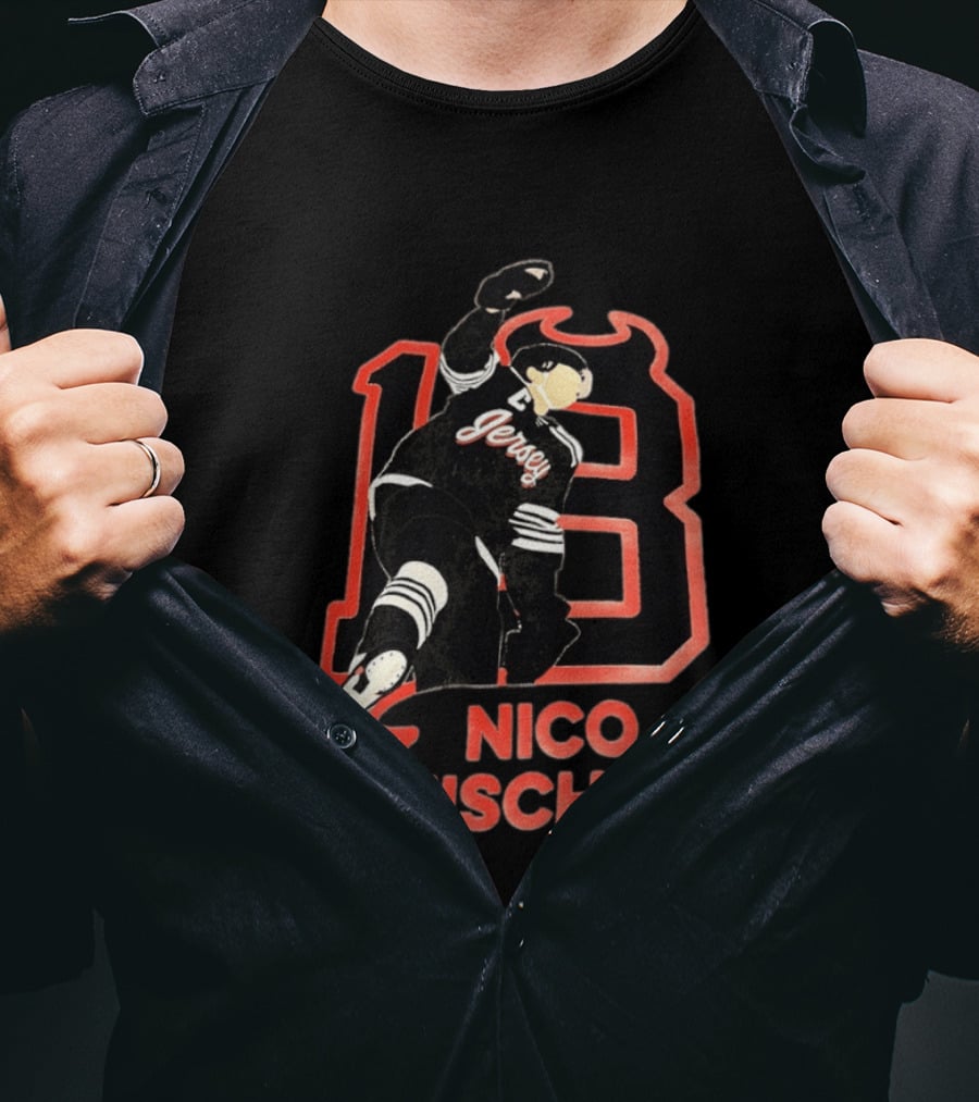 Nico Hischier New Jersey Devils Hockey T-Shirt