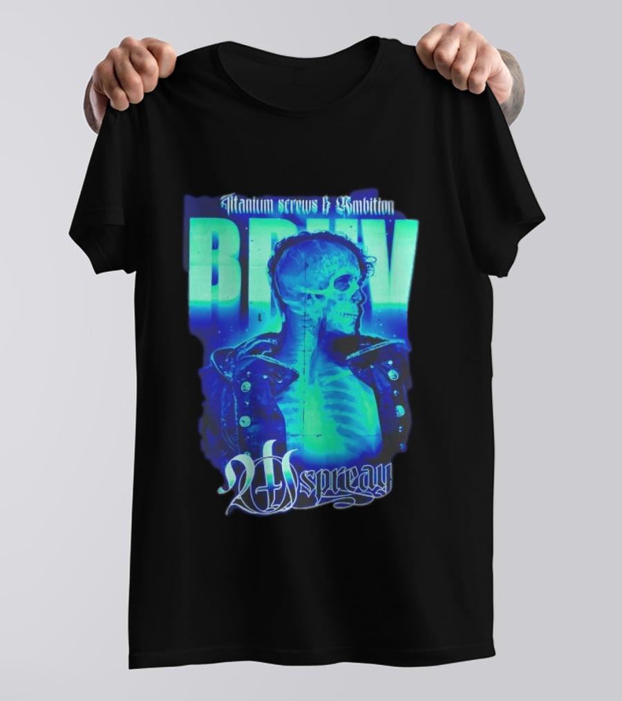 Titanium Screws Ambition Brutal Ospreay T-Shirt