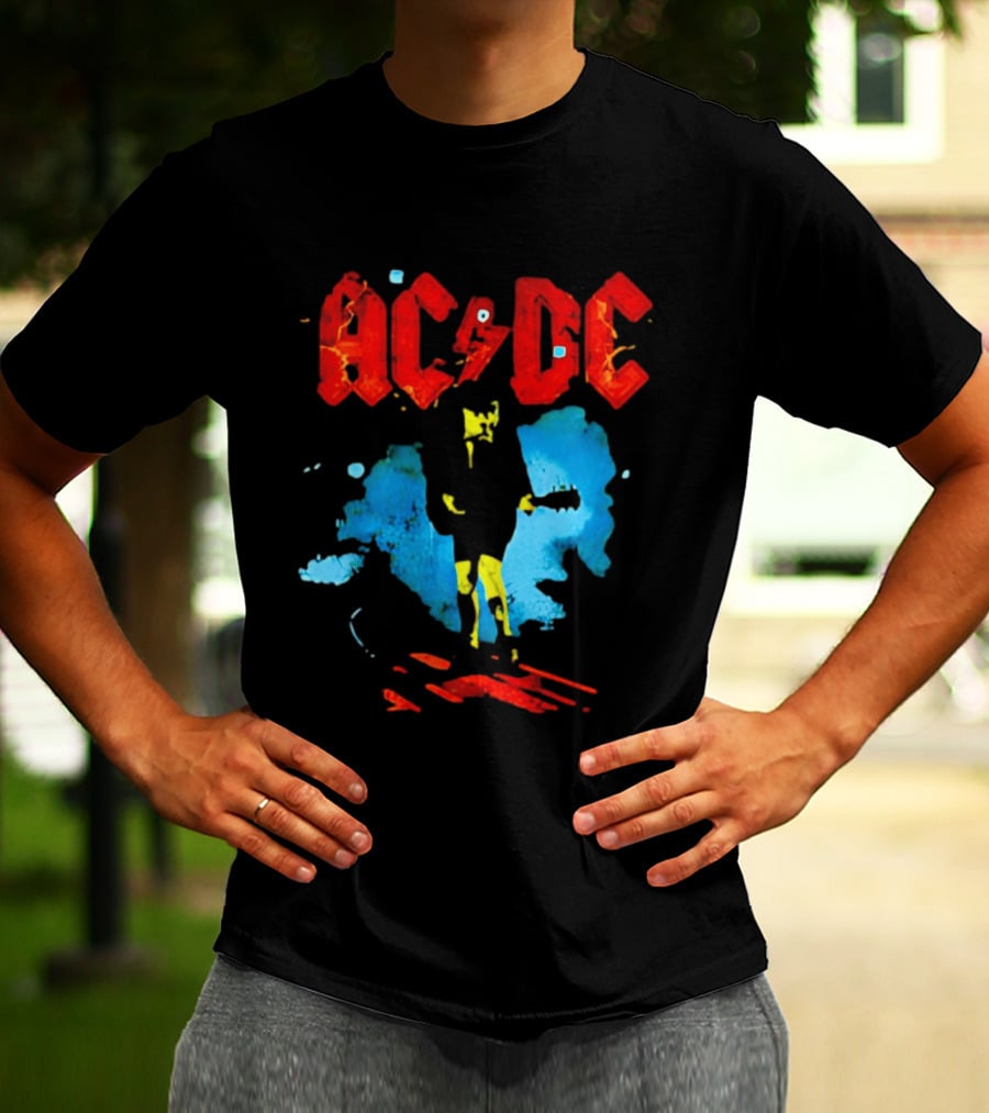 ACDC Angus Young On Stage Rock Legend T-Shirt
