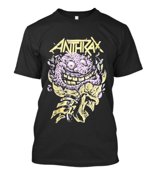 Anthrax Australia Tour 2026 Skull Brain T-Shirt