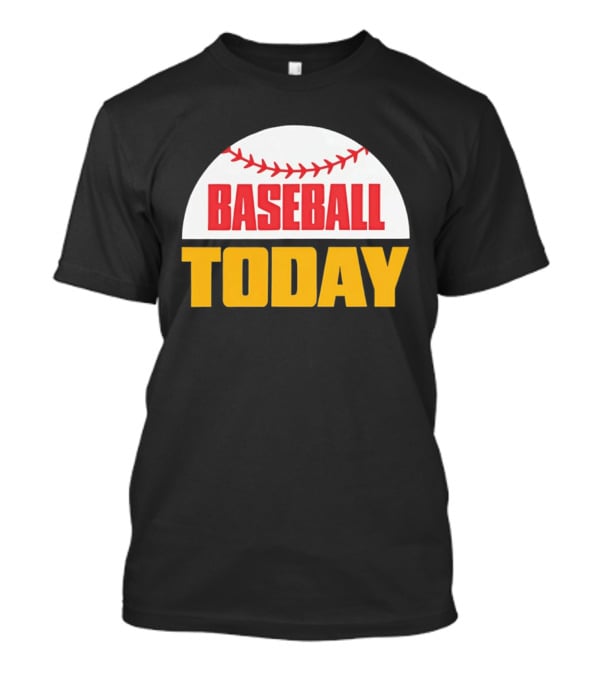 Baseball Today Embroidered 2026 Vintage Style Sports T-Shirt