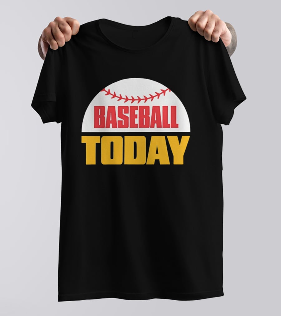 Baseball Today Embroidered 2026 Vintage Style Sports T-Shirt