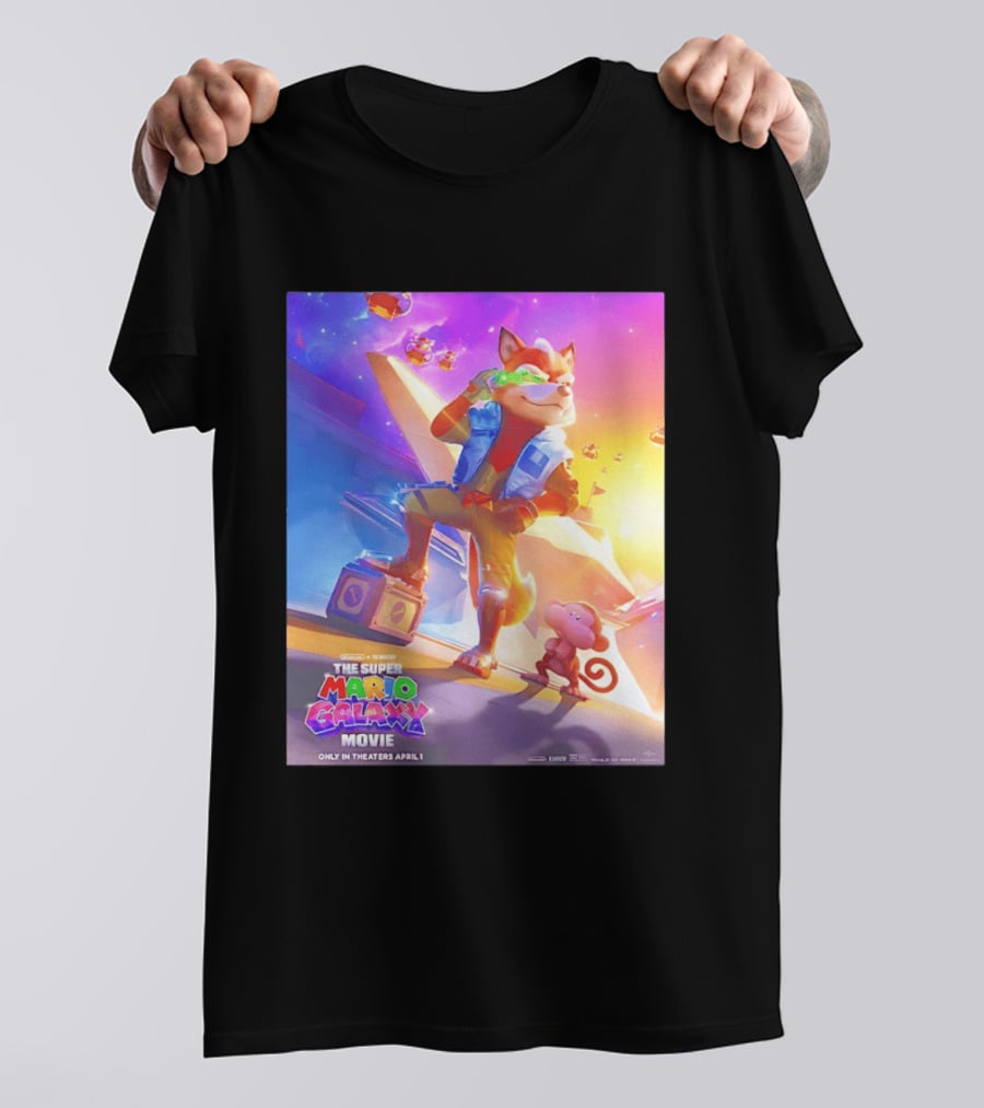 The Super Mario Galaxy Movie Featuring Fox McCloud Teaser T-Shirt