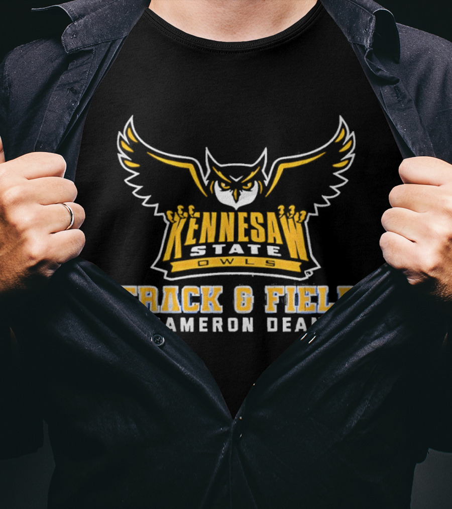 Kennesaw State Owls Track And Field Cameron Dean University Sports Gear T-Shirt