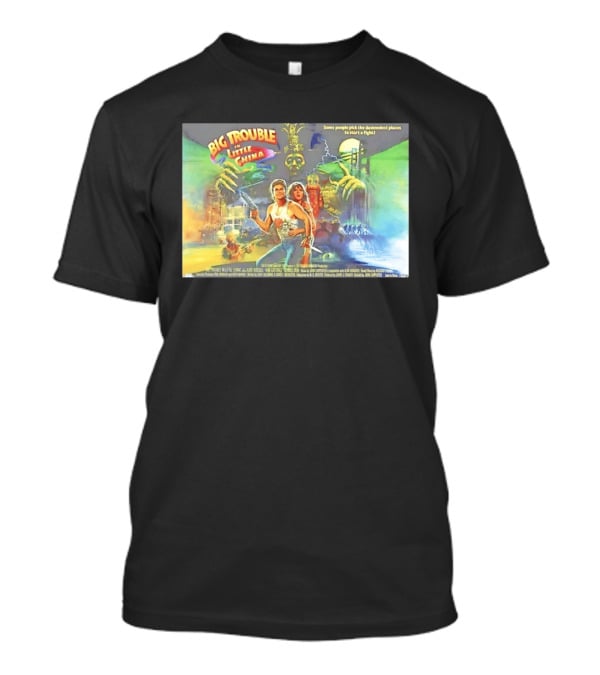 Big Trouble In Little China Culture Pop Movie Art Featuring Classic Characters T-Shirt