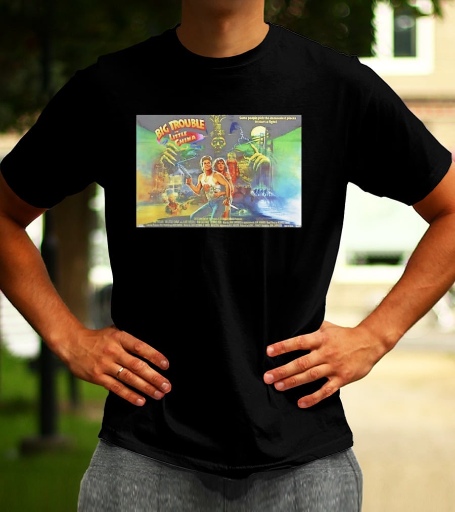 Big Trouble In Little China Culture Pop Movie Art Featuring Classic Characters T-Shirt