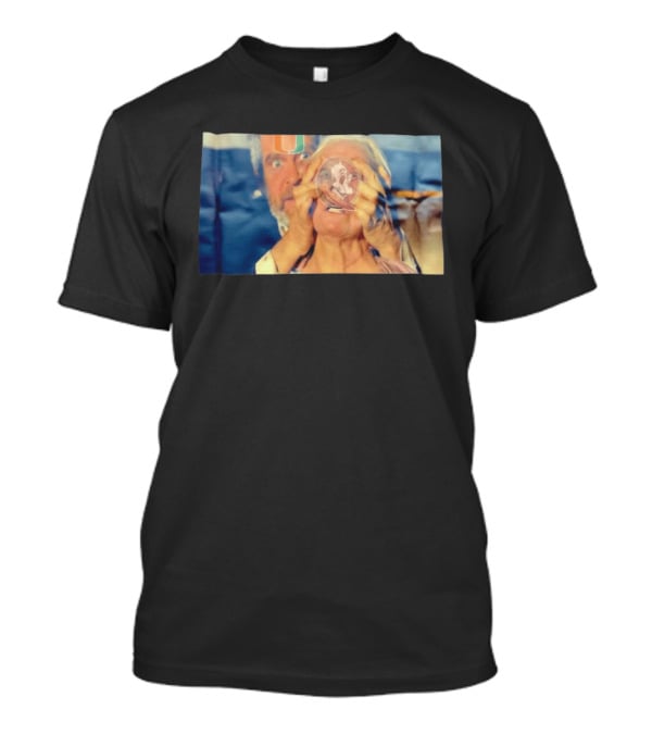 Miami Vs FSU Bird Box Meme Blindfold Movie Scene T-Shirt