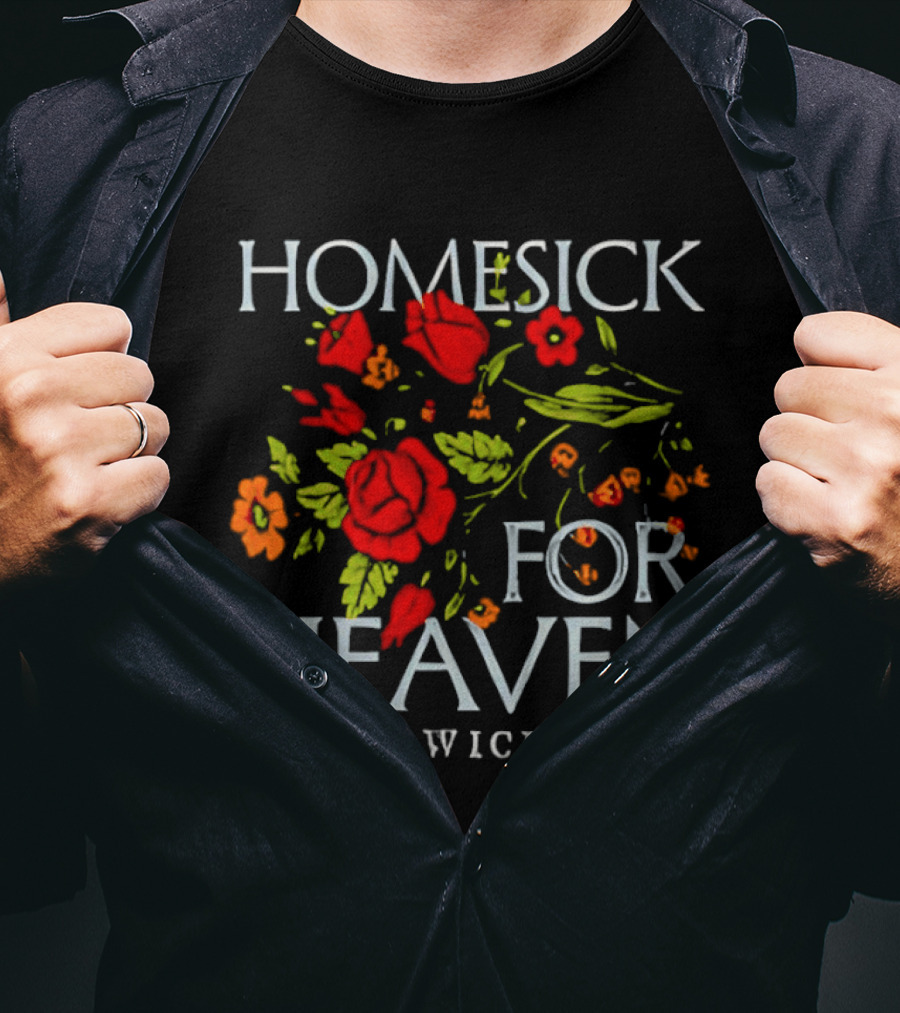 Phil Wickham Homesick For Heaven Floral Rose T-Shirt