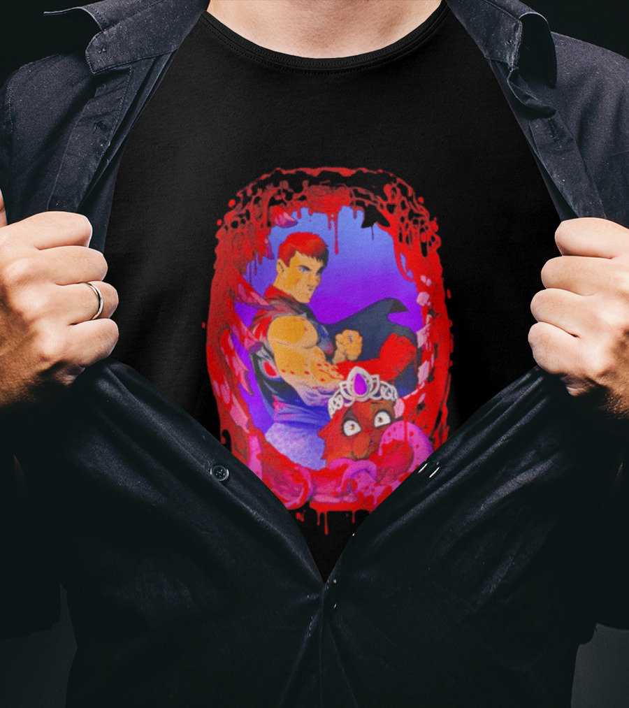 Carl Princess Donut Dungeon Crawler Carl Blood Dripping Frame Fantasy T-Shirt