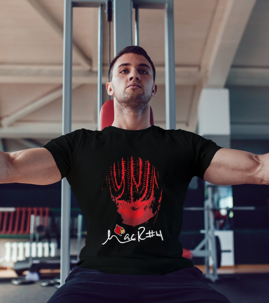 Louisville Cardinals Mackenzie Randolph #4 Signature T-Shirt