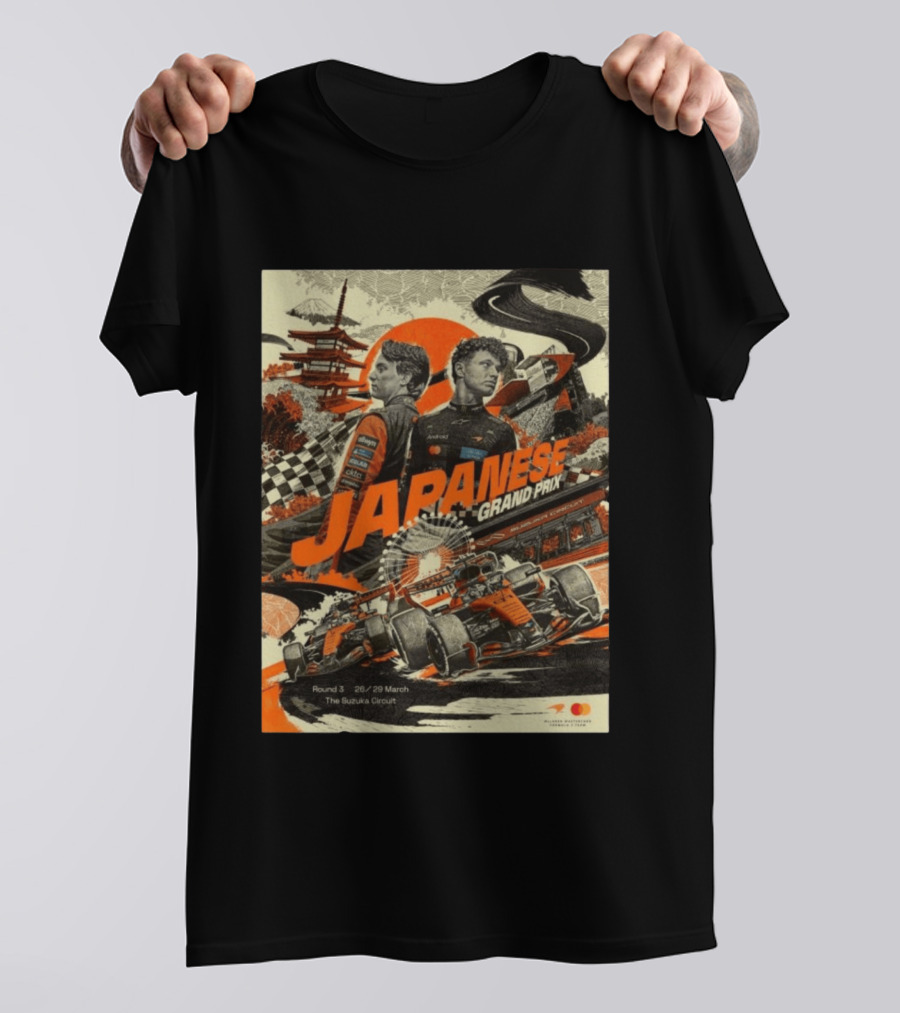 McLaren Mastercard Formula 1 Team Japanese Grand Prix 2026 Suzuka Circuit March 26 29 T-Shirt
