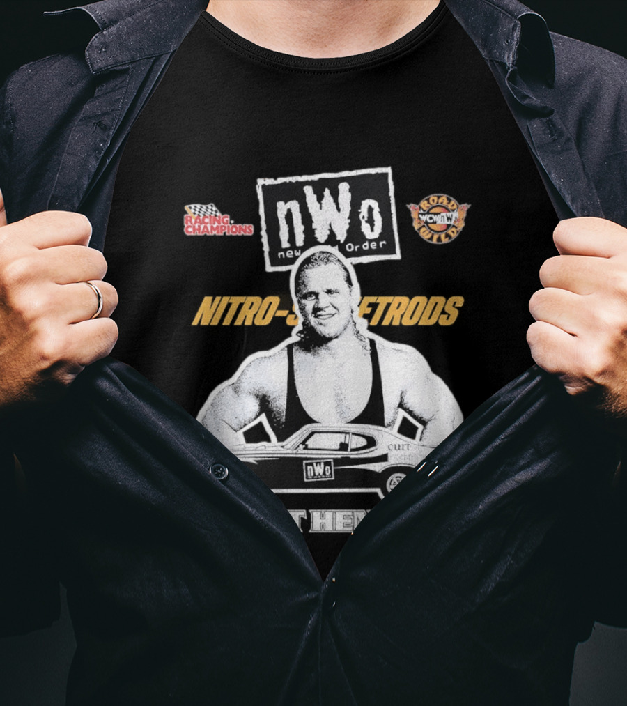 Mr. Perfect Curt Hennig NWo New World Order WCW Nitro Racing Champions Road Wild T-Shirt