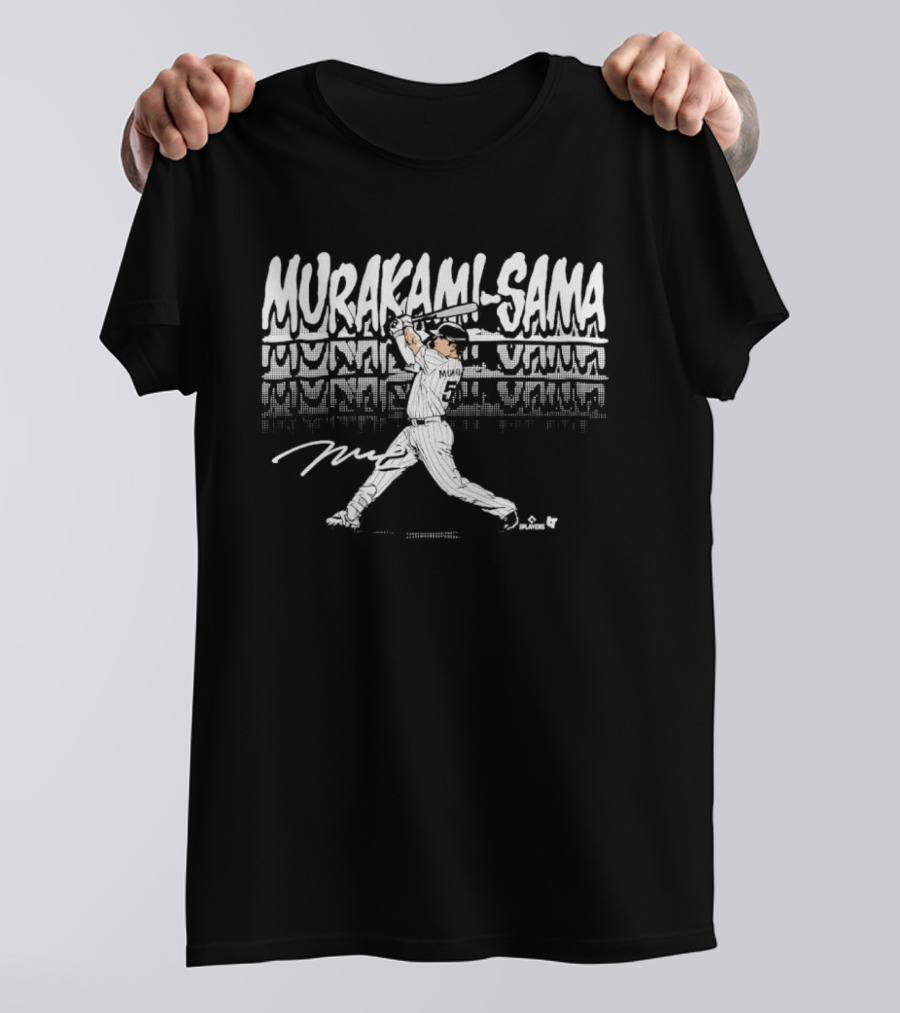 Munetaka Murakami Sama Baseball Swing Iconography T-Shirt