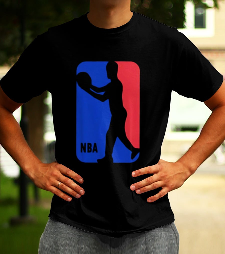 NBA Basketball Player Blue Red T-Shirt