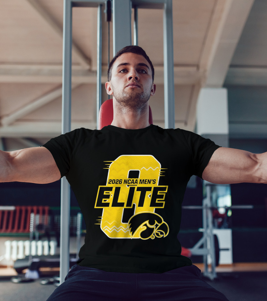 Iowa Hawkeyes 2026 NCAA Men's Elite 8 Basketball T-Shirt