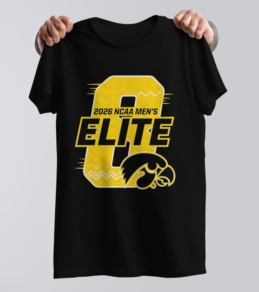 Iowa Hawkeyes 2026 NCAA Men's Elite 8 Basketball T-Shirt