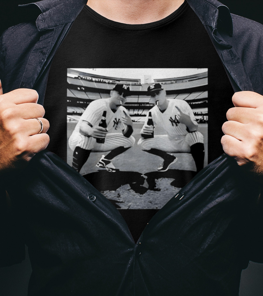 New York Yankees Friends Middle Finger Beer Stadium Baseball T-Shirt